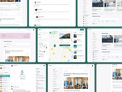 Clinic Health Dashboard clean clinic dashboard doctors drugs health healthcare service