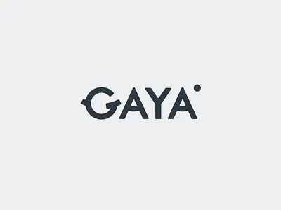 Gaya - Logotype bike branding cosmic g letter logo planet simple typography