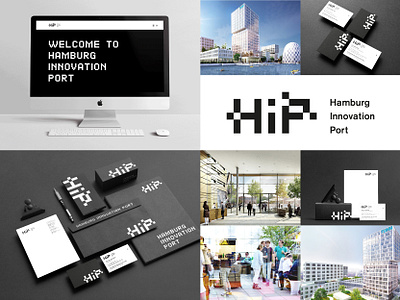 Corporate Design – Hamburg Innovation Port branding design graphic design illustration logo typography vector