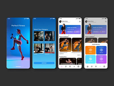 Body Fitness 👍🏻 fitness ui uiux