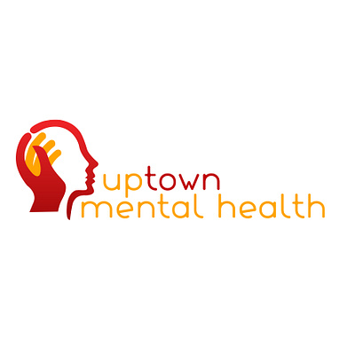 Uptown Mental Health Logo branding design graphic design illustration logo vector