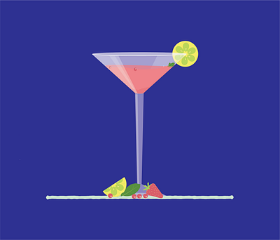 Cocktail adobe illustration illustration ilustration