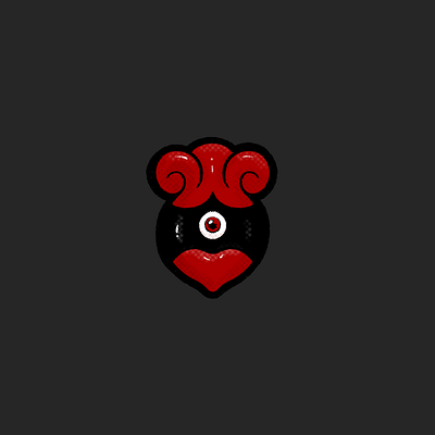 Mictlantecutli heart design digital illustration heart illustration mictlan prehispanic procreate