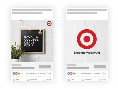 Back To College - Target art direction digital marketing