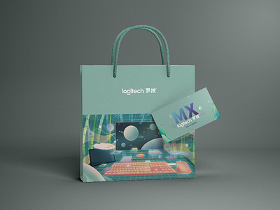 Packaging Design for Logitech advertising advertising illustration branding commercial design commerical art design flat art flat illustration graphic design illustration logitech logo packaging packaging design