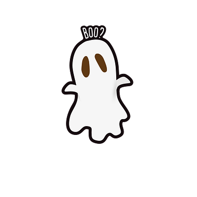 The Unsure Spirit design ghost graphic design illustration pin vector