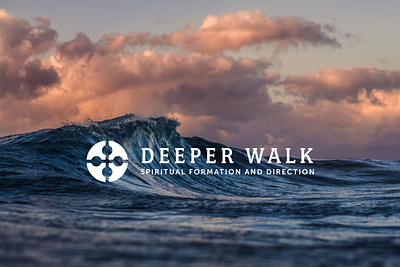 Deeper Walk deeperwalk ignatius logodesign spiritualdirection