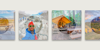 Lensvue Travel | Social Media Templates brand identity branding design graphic design social media