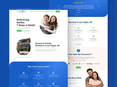 Dental Service assist care clinic dental dental care dental clinic dentist design doctor health healthcare implants landing medicine service teeth tooth ui design web