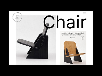 Chair Online Shop Web branding chair chair shop e shop ecommerce furniture home page interface living room mhnehal03 minimalist design modern online shop online store product product design sofa uiux web interface