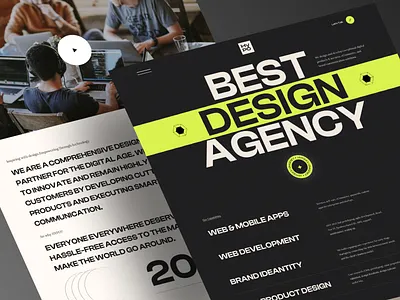 Design Agency - Website landing page design agencyweb appdesign appuidesign companyweb design designagencyweb landing page design landingpage minimal modern design modernwebsitedesign trendywebsitedesign ui uidesign uiuxdesign webappdesign webdesign