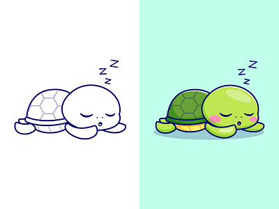 cute drawings of baby turtles