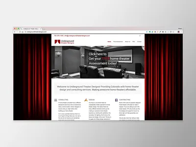 Underground Theater Designs Website