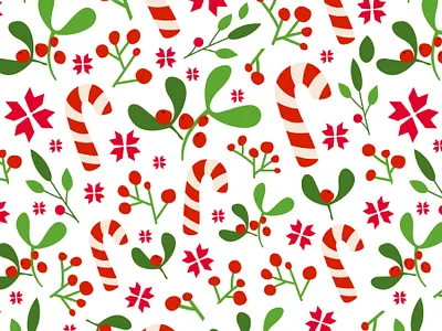 Christmas Candy Pattern design graphic design pattern
