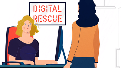 Digital Rescue Animated Explainer Video animation illustration motion graphics