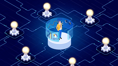 Dhamin Isometric Explainer Video animation illustration motion graphics