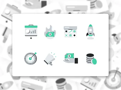 Business icon set branding business dualtone flat flat illustration graphic design icon iconography illustration logo marketing mono monochorma ui