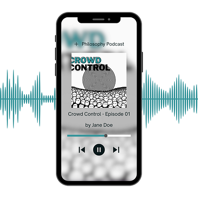 Crowd Control Podcast Cover Art design graphic design podcast