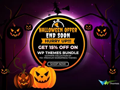 Halloween WordPress Sale End Soon... Hurry Up!!! bundle sale halloween sale ui ux web design web development website wodpress themes wordpress bundle