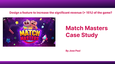 Match Master Case Study
