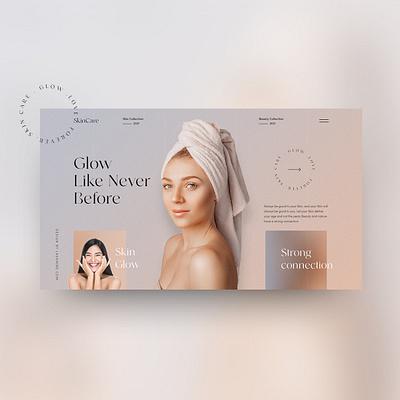 Skin Care Landing Page Design care dashbaord design healthy skin illustration logo skin skin care ui web design web desin web ui webdesign website