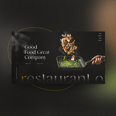Restaurant Landing page Design dashbaord design illustration logo ui web design web desin web ui webdesign website