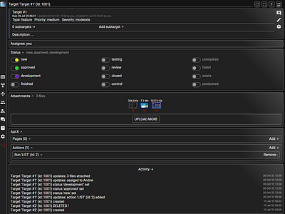 Project Overview Dark Theme By Vipssystems On Dribbble