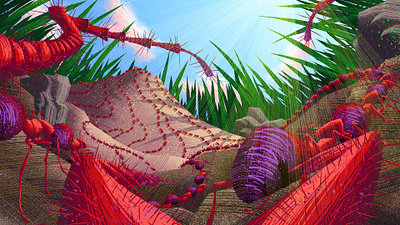 Nat Geo Wild "Ant" design illustration motion graphics