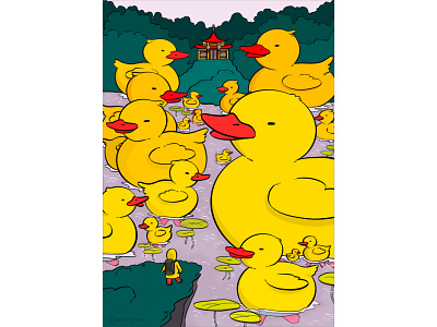 home adventure cartoon cg cute design digital art home illustration japan journey procreate