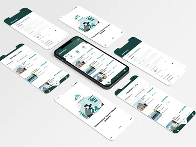 RentalZ app app design appartment mobile mobile design rental ui