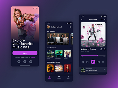 Music Player App figma ios app design mobile app design music app music player music player app playlist app song finder songs app uxui design