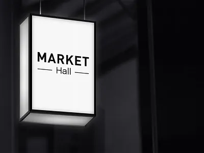 Edmonton Green Market Hall - Hanging Signage design graphic design signage vector wayfinding