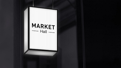 Edmonton Green Market Hall - Hanging Signage design graphic design signage vector wayfinding
