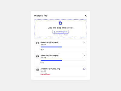 Design System - File upload area animation clean components components library design design system file interface library minimal motion graphics product design responsive style guide system ui ui guidelines ui library upload user interface