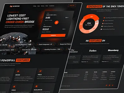 NexBridge - DeFi Crypto Landing Page bitcoin blockchain crypto crypto coins crypto exchange crypto market crypto mining cryptoart cryptocurrencies cryptocurrency cryptoinvestor cryptotrading decentralized eth finance forex invest nft trader trading