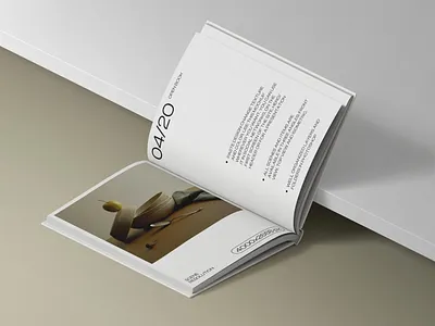 Open Hard Cover Book Mockup V1 Isometric stationery mockups