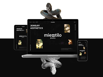 Jewellery Manufacturer Website 3d blender branding design digitaldesign figma klad ui uidesign uiux webdesign