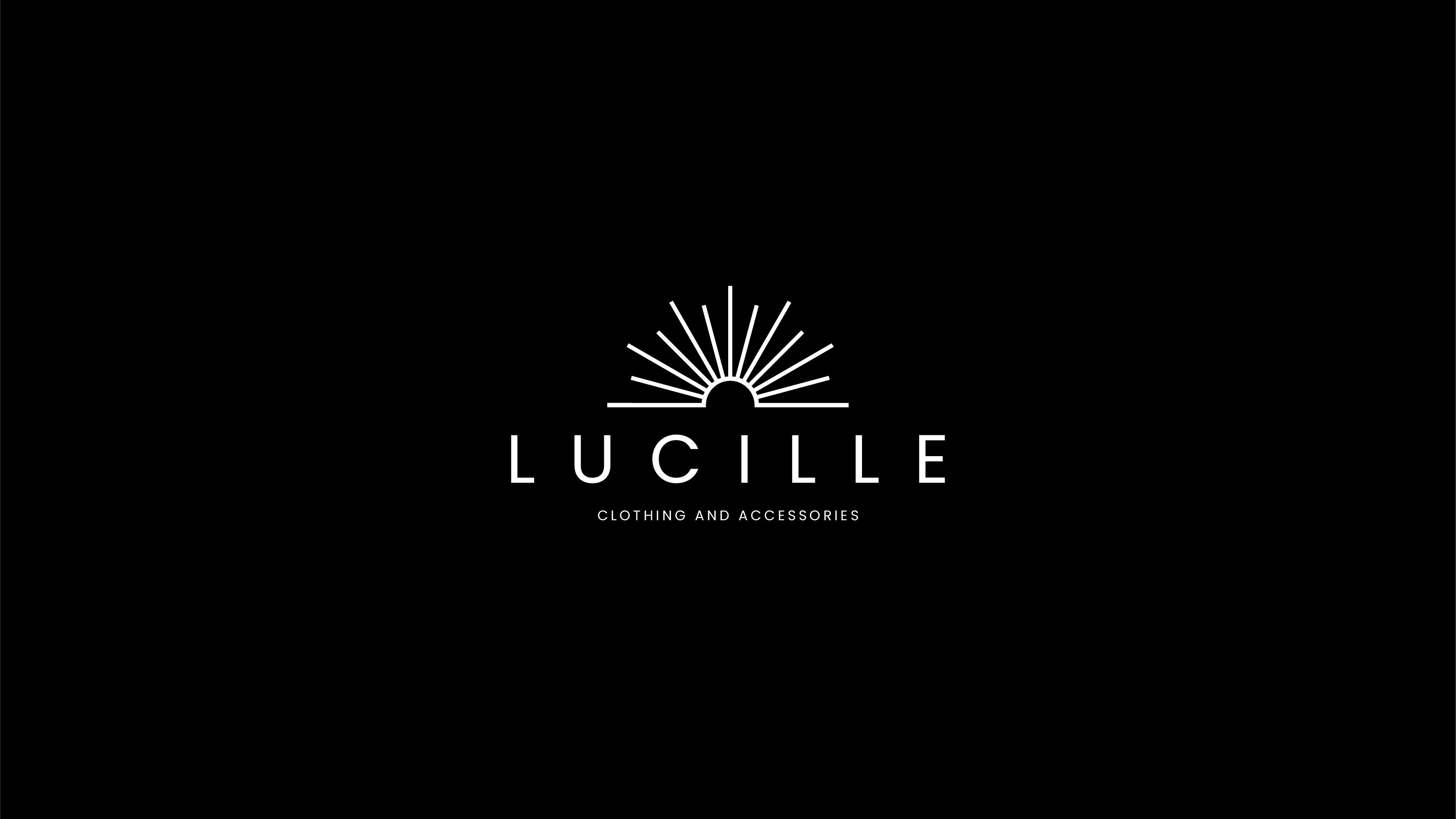Logo Design for Lucille brand brand identity branding business logo clothing brand clothing logo design design fashion brand graphic design graphics logo logo design logo development visual identity