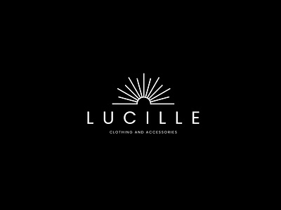 Logo Design for Lucille brand brand identity branding business logo clothing brand clothing logo design design fashion brand graphic design graphics logo logo design logo development visual identity