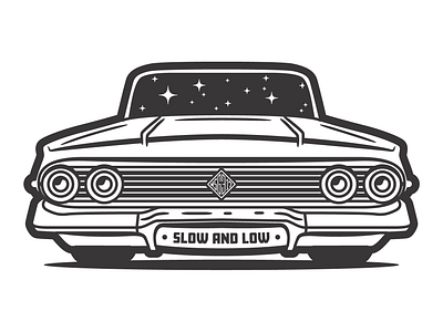 Lowrider Illustration adobe illustrator black car design graphic design illustration lowrider msg317 old school oldschool retro vector vintage white