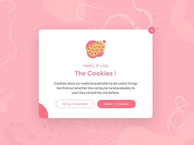 Fouita Cookies Widget branding design graphic design typography ui ux