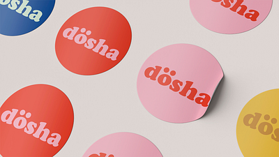 Cuenta >> Dosha branding graphic design logo ui