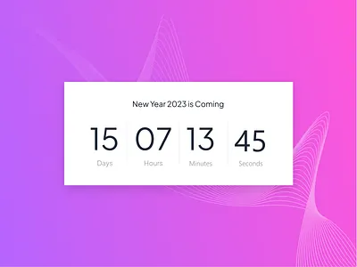Fouita Countdown Widget app branding design graphic design illustration typography ui ux