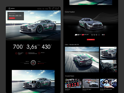 AMG - Experience Enhancements amg cars configurator design enhancements performance user experiencs ux webdesign