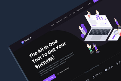 SaaSgo - Multipurpose Saas Landing Page UI Template adobe xd branding creative design dashboard design figma full landing page graphic design illustration landing page logo motion graphics responsive design saas saas landing page saasgo saaslandingpage ui web design website