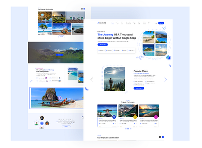 Travel Related Web Landing Page ab adobe xd figma logo travel travel agency travel app travel landing page travel landing page design travel web ui ux