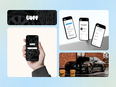 Car Wash App - Branding app app design application branding car car wash design design system figma mobile prototyping ui ux