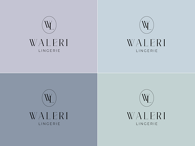 Waleri Lingerie branding design graphic design logo