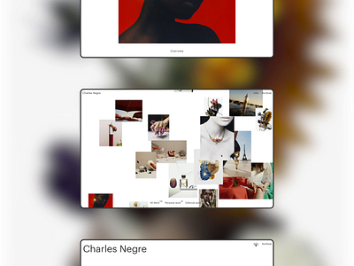 Charles Negre - website art directon branding design digital design graphic design interaction minimal motion motion graphics photography typography ui uiux webdesign website