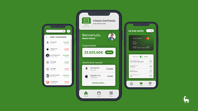 Intesa SanPaolo Mobile — Redesign app concep concept design graphic design mobileapp ui